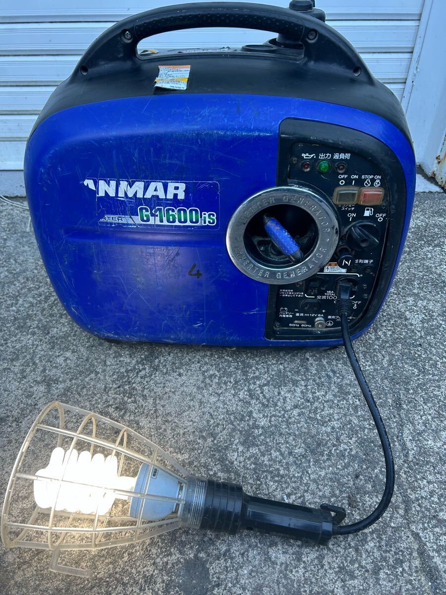 YANMAR ヤンマー G1600is 発電機 インバーター 動作確認済み 【公式通販】