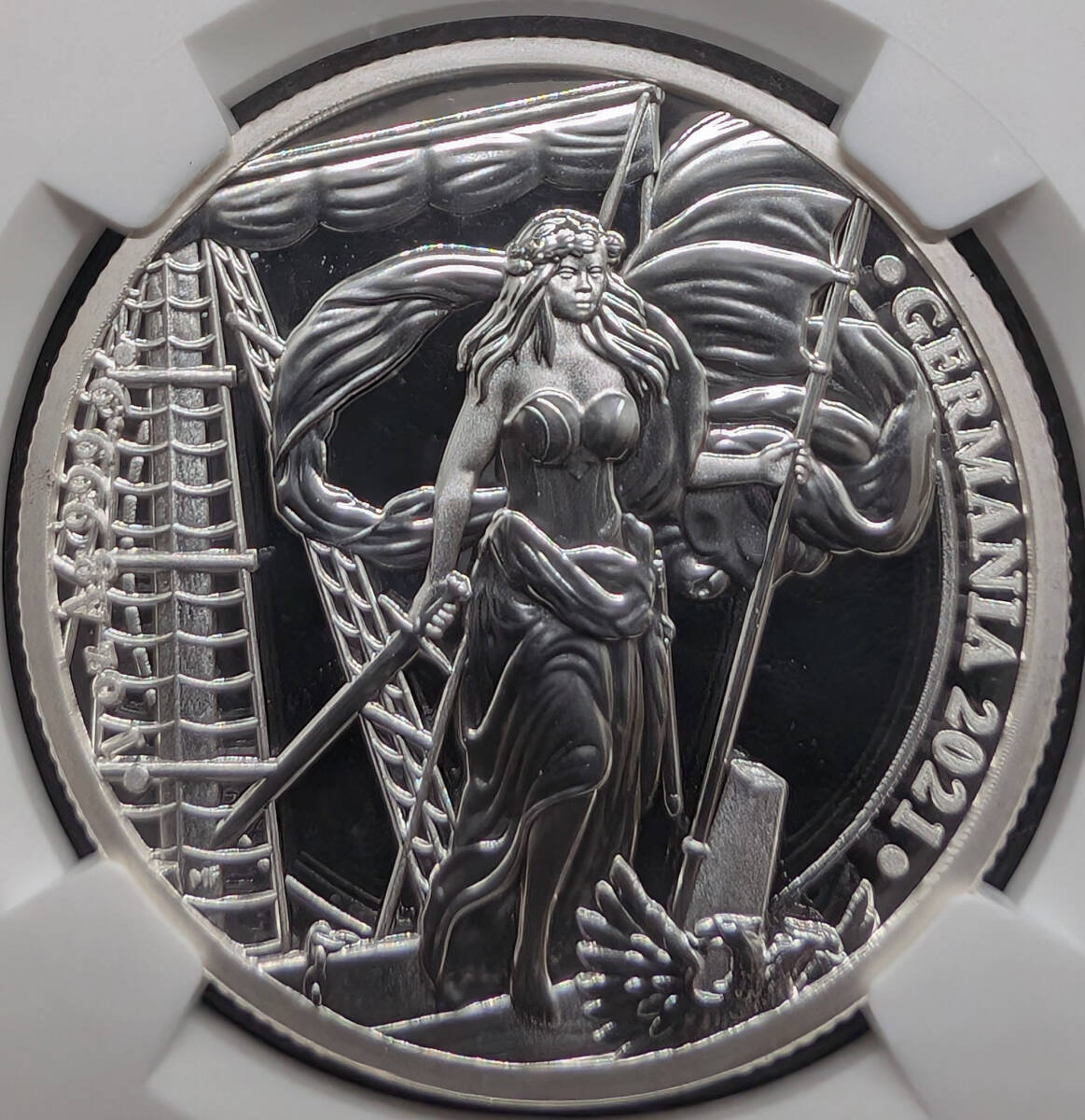 ドイツゲルマニア2020年銀貨5マルク@6-30