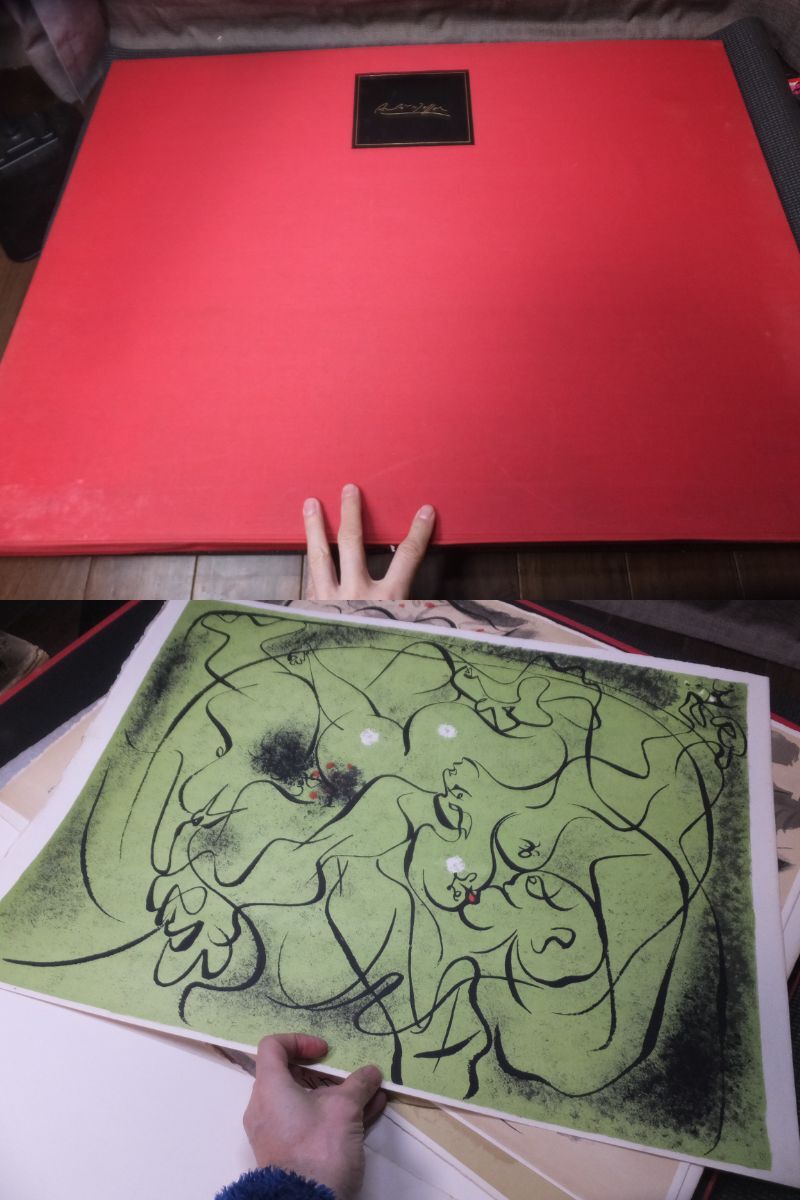 真作】絵画 本荘赳 油彩10号 丹沢湖 春陽会 美情景 名品 O186 真作