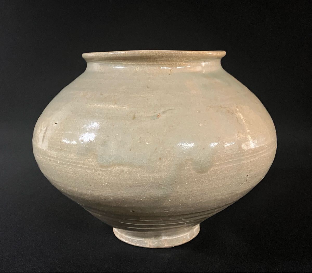 李朝 白磁 壷 木箱付き 年代物 壺 工芸 文化 伝統工芸 アンティーク 李