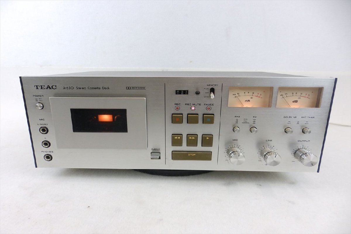 TEAC / ティアック A-630 カセットデッキ 4トラック・2チャンネル