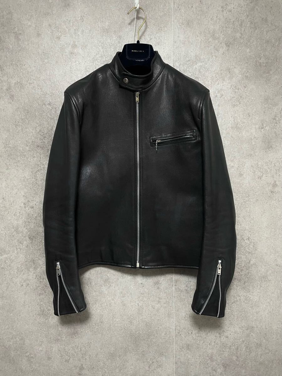 scye】定価約75%OFF レザージャケット 36 サイ scye BASICS シングル