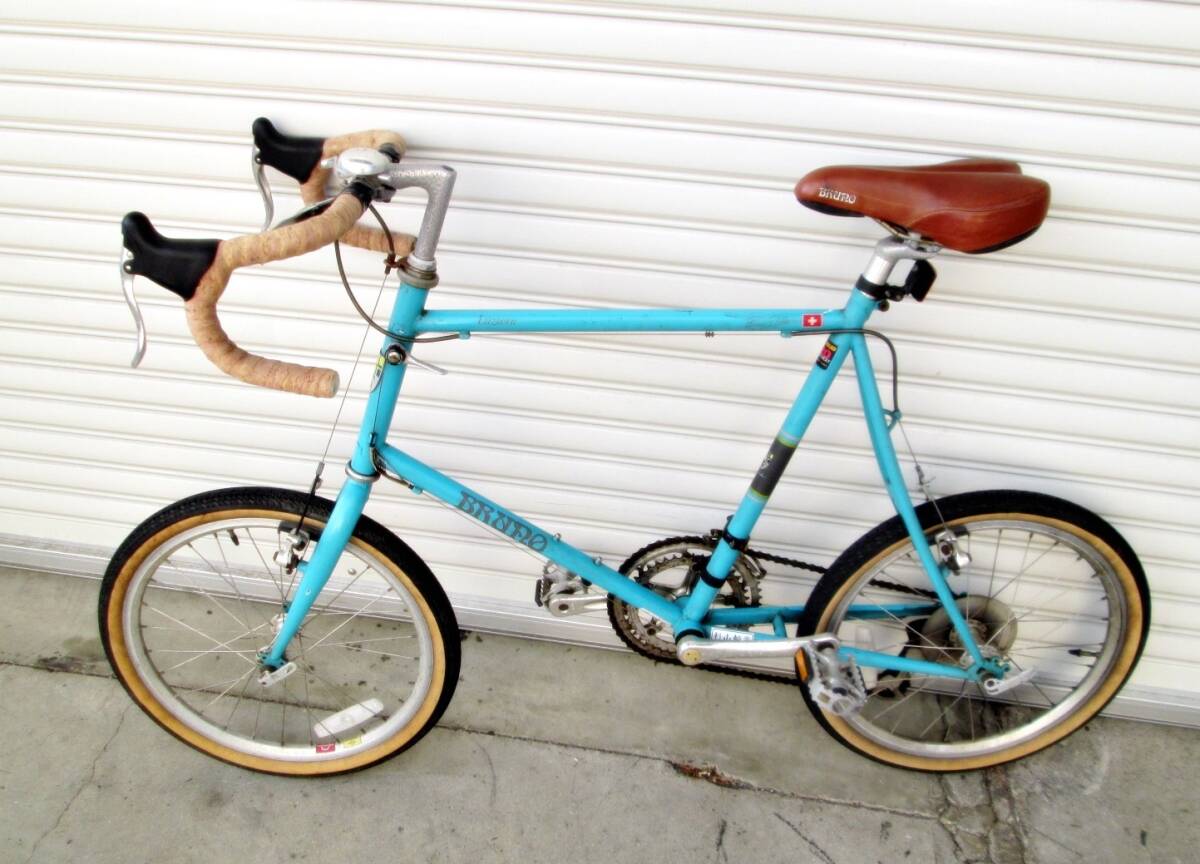 Brunoミントグリーン 小径車 ドロップハンドル Brunoミントグリーン