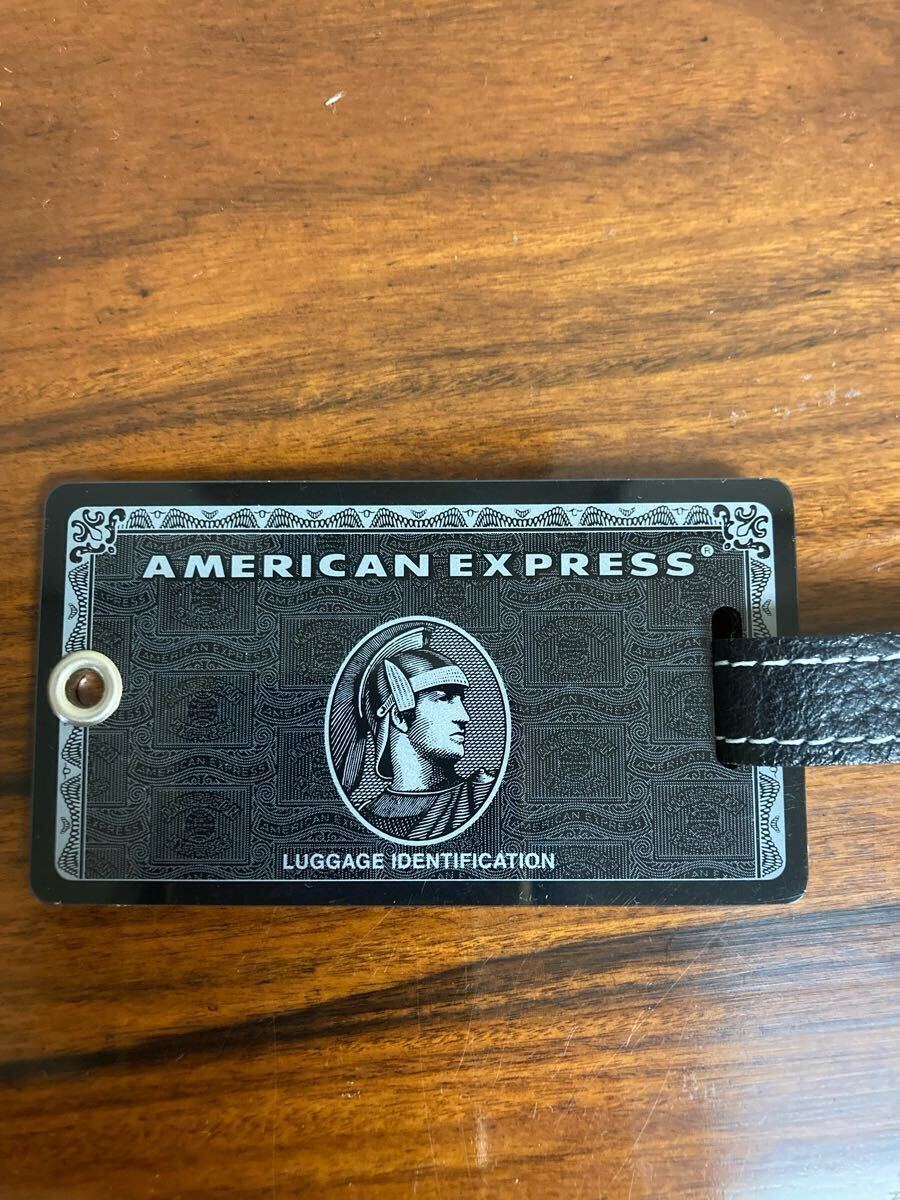 アメックス センチュリオン ブラックカード ラゲージタグ アメリカン
