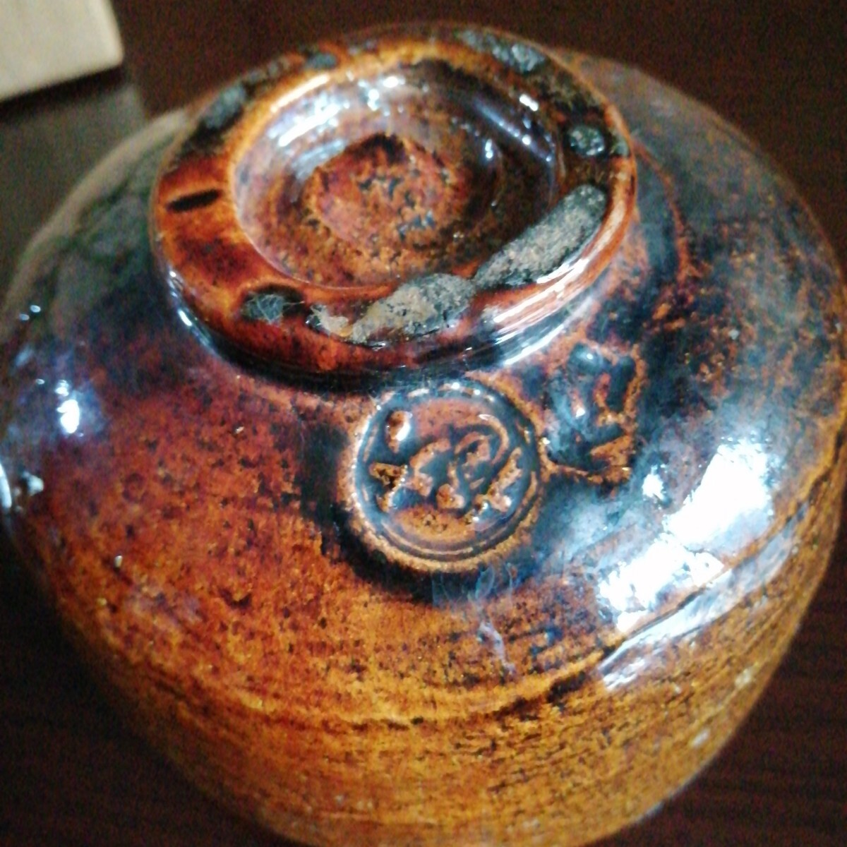 大樋焼 大樋長楽 飴釉楽茶碗 11.5cm