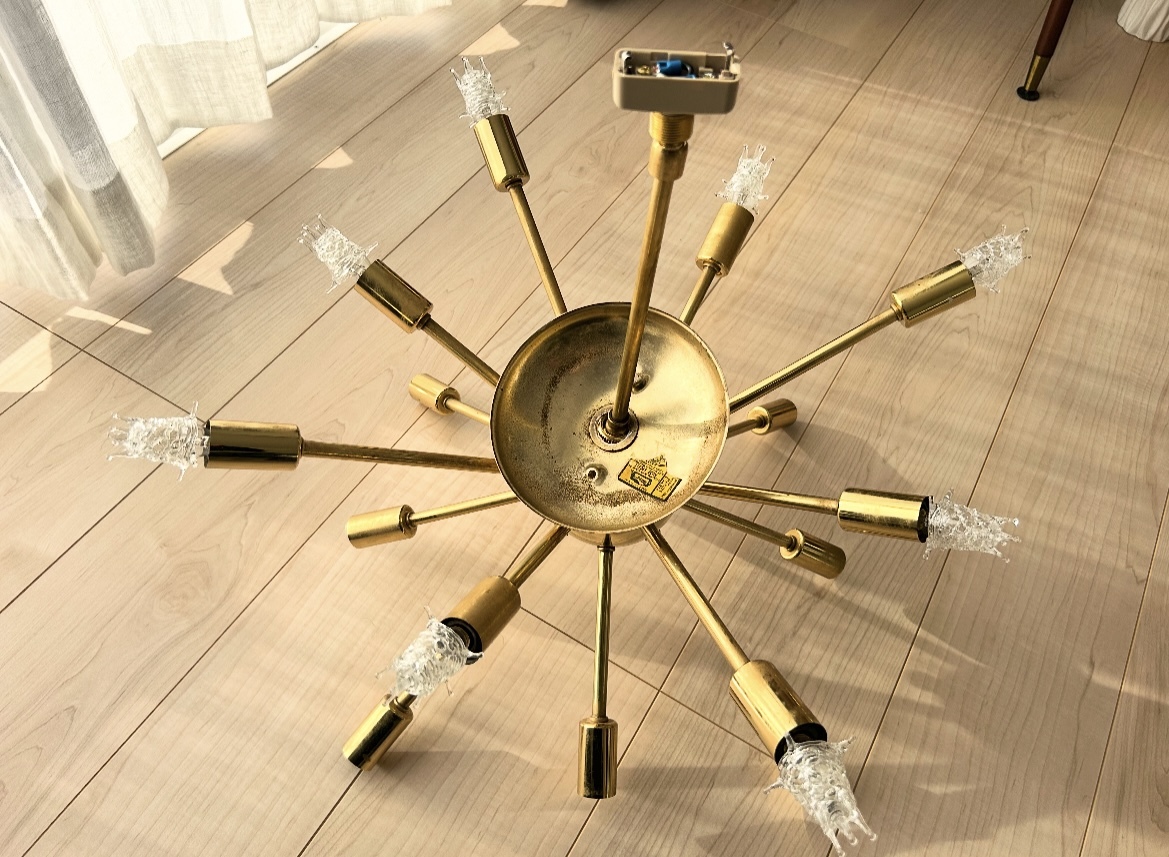 超レアヴィンテージスプートニクランプ16灯⁄50s1950年代USA 超レア