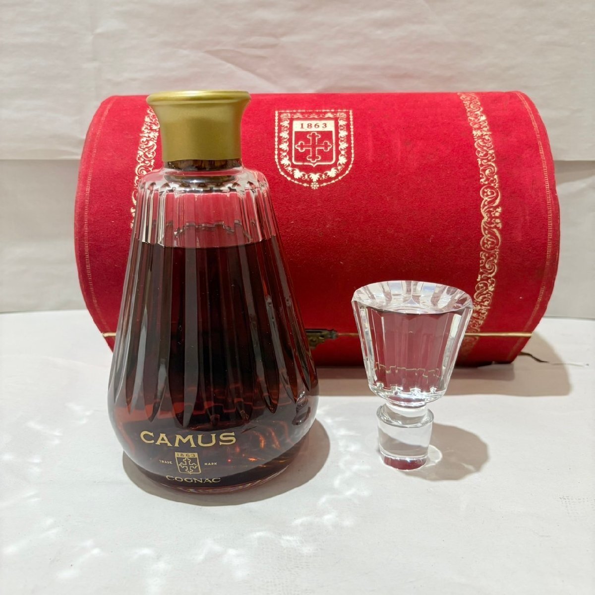 CAMUS CARAFE〈2本☆Baccarat Bottle〉未開栓コニャック