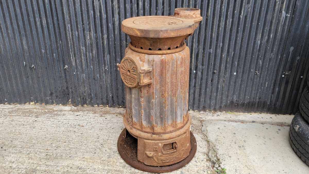 箱付き 昭和レトロ 日立 石油ストーブ ovc-320 アンティーク 当時物 箱