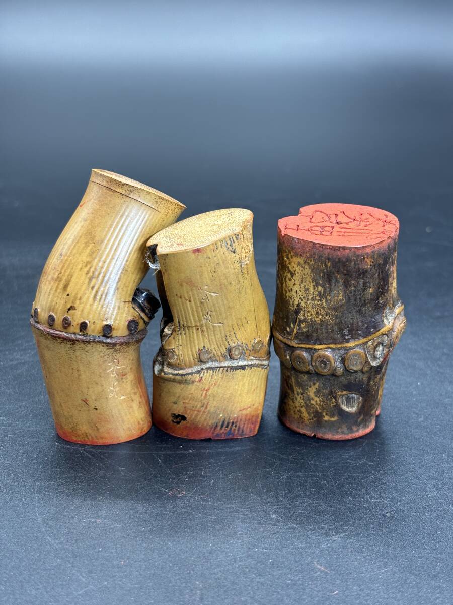 希少鶏血石 老坑 印材 印鑑 篆刻印材 古美術1