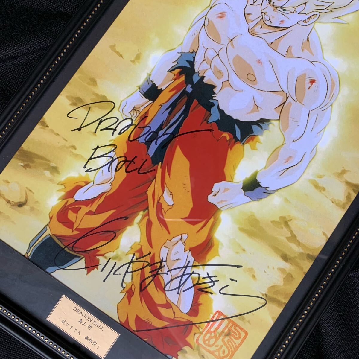 ドラゴンボール 完全版コミックス1 複製原画 孫悟空 鳥山明 印鑑