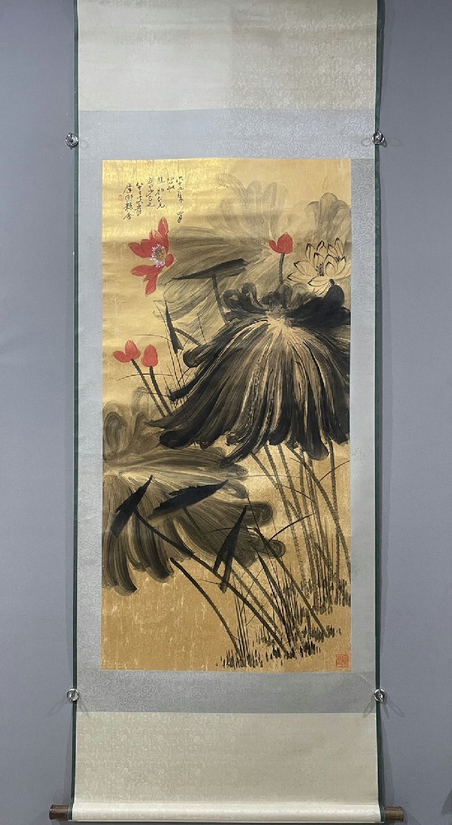 日本時代肉筆掛け軸その11※激安骨董品中国古美術古董品 X176 C16-1