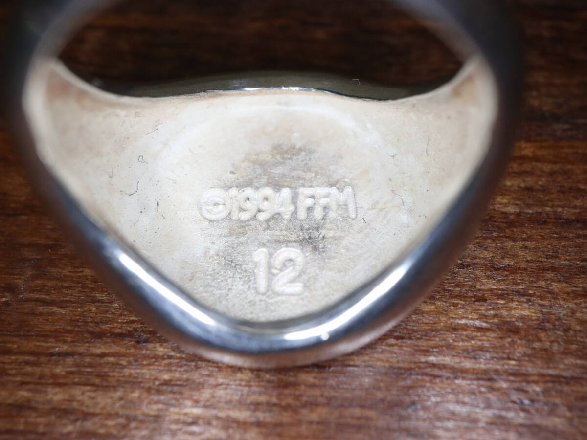 美品 藤井フミヤ シルバー925 1993年 限定 リング 12号 ／ 藤井 フミヤ