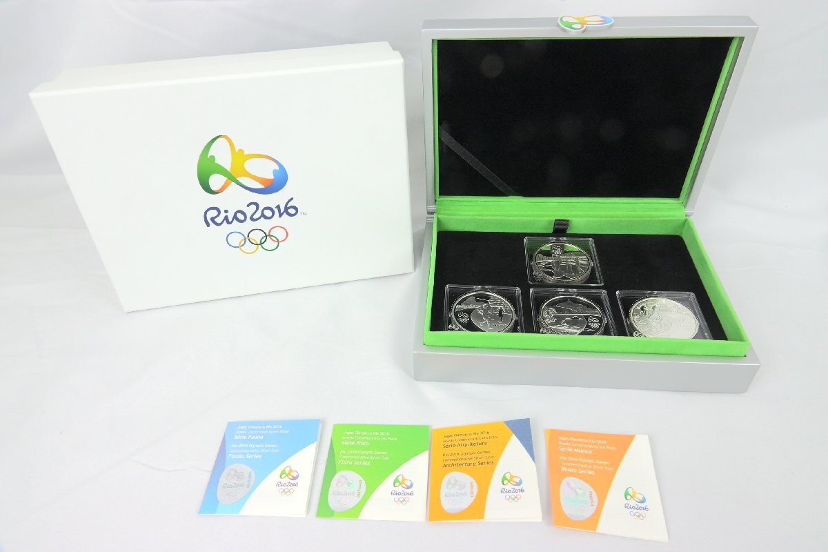 Rio Olympic 2016 銀貨 記念コイン4種 リオ オリンピック 【公式通販】