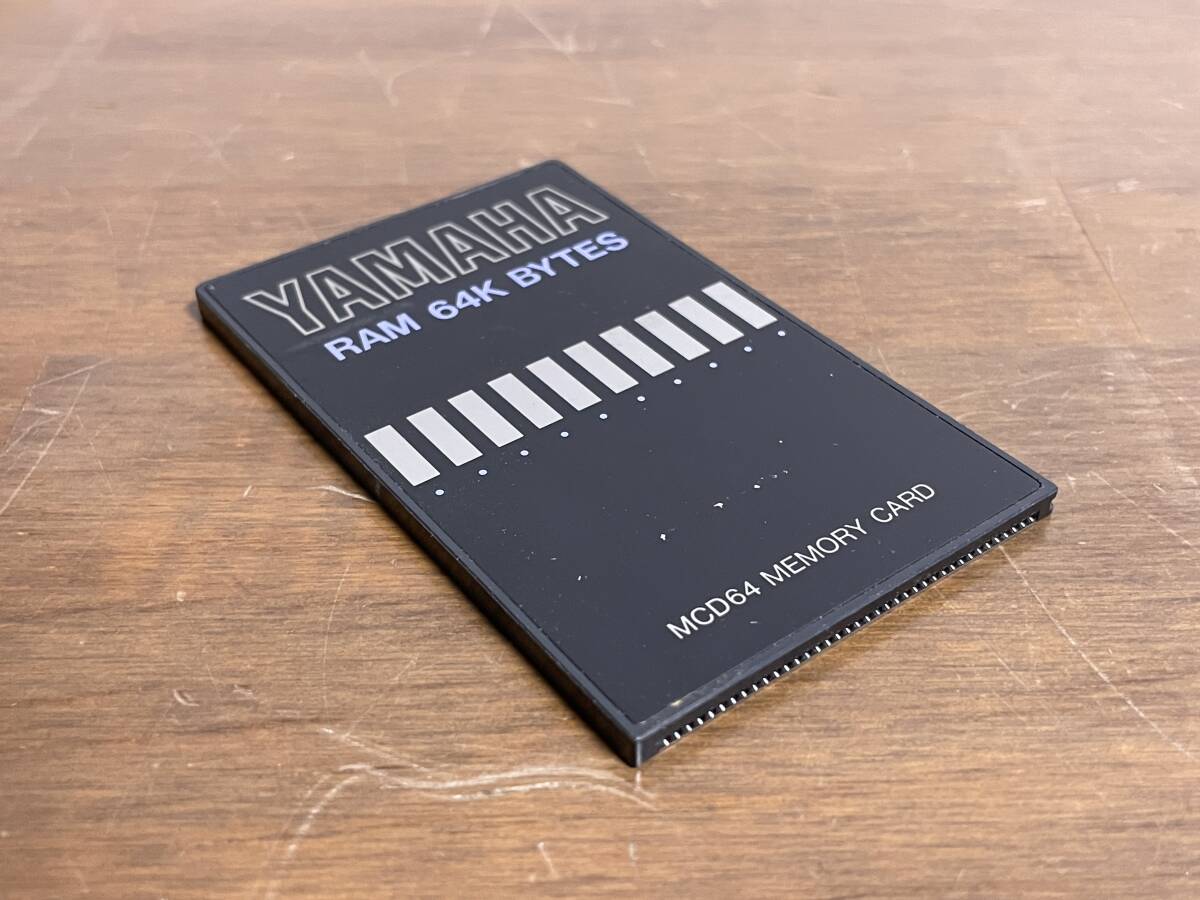 爆買い，得価 YAMAHA ヤマハ MCD64 メモリーカード 現状品 YAMAHA