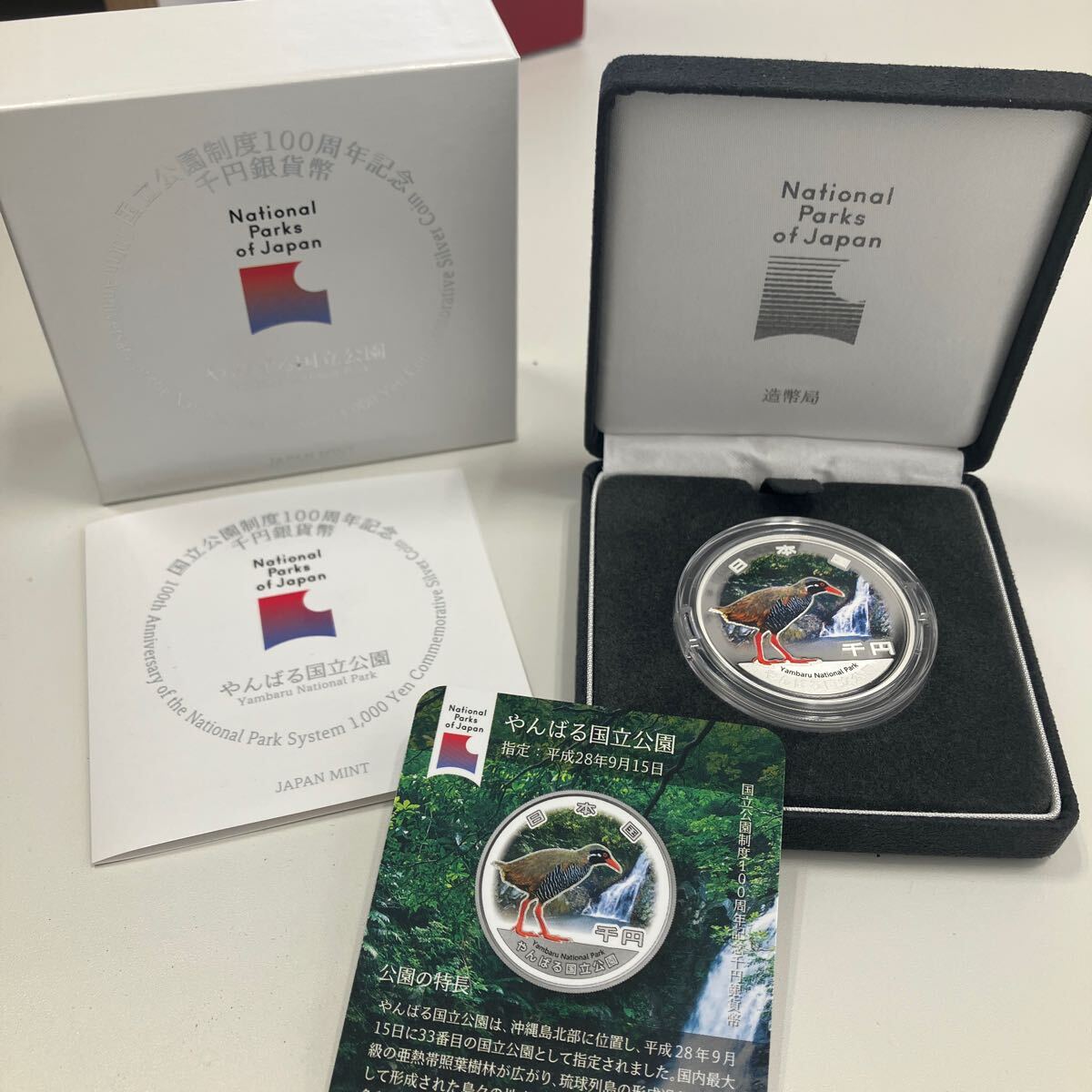 商品詳細 (国立公園制度100周年記念千円銀貨幣「やんばる国立公園」)