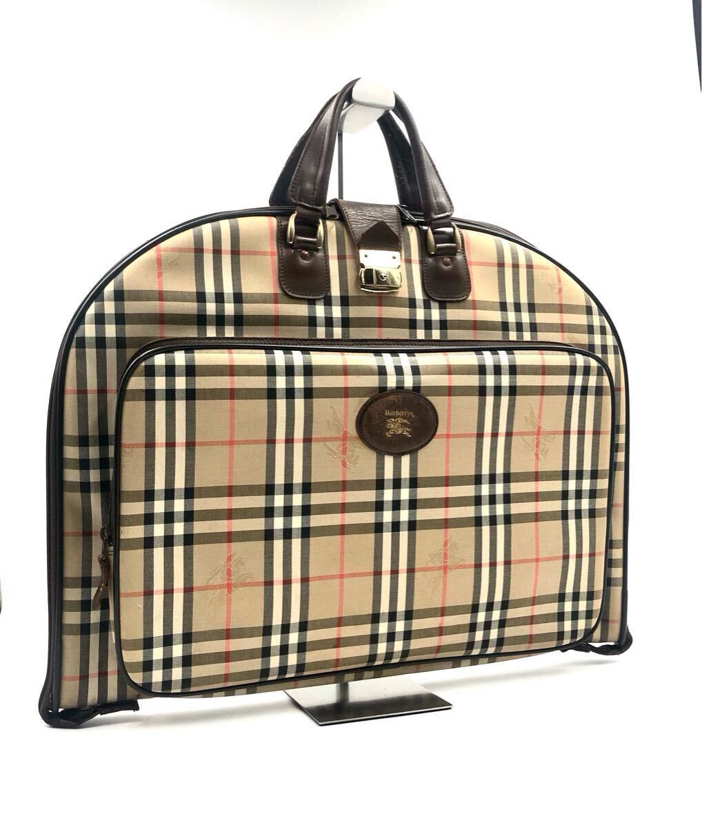 Burberrys バーバリー ガーメントバッグ スーツバッグ ノバチェック+