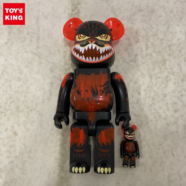 BE@RBRICK ゴジラ (メルトダウン：クリアオレンジVer) 1000％ BE