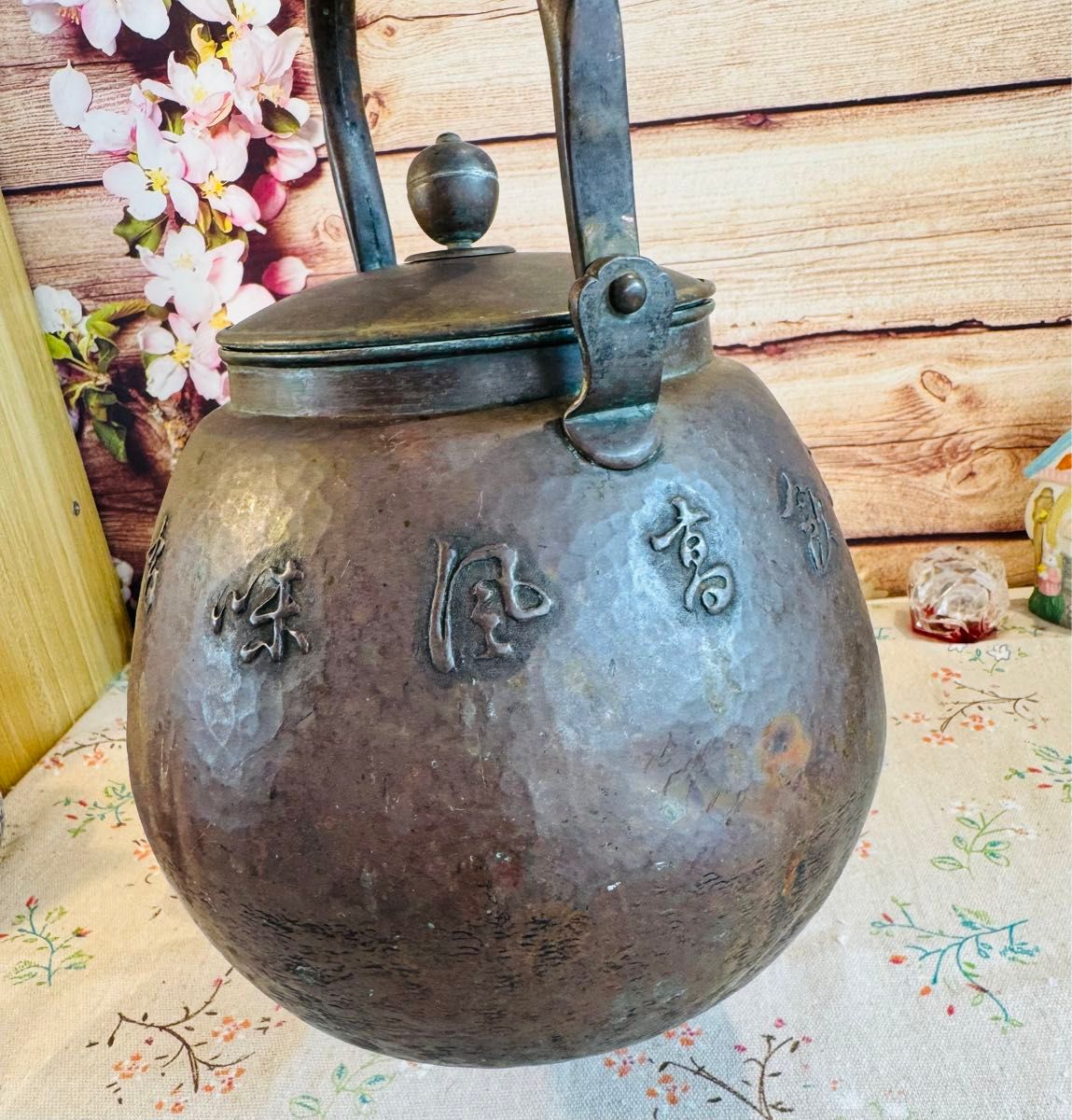 古作 玉川堂 銅瓶 水注 鎚起銅器 【一泓清冷飲 高風味有餘】｜Yahoo