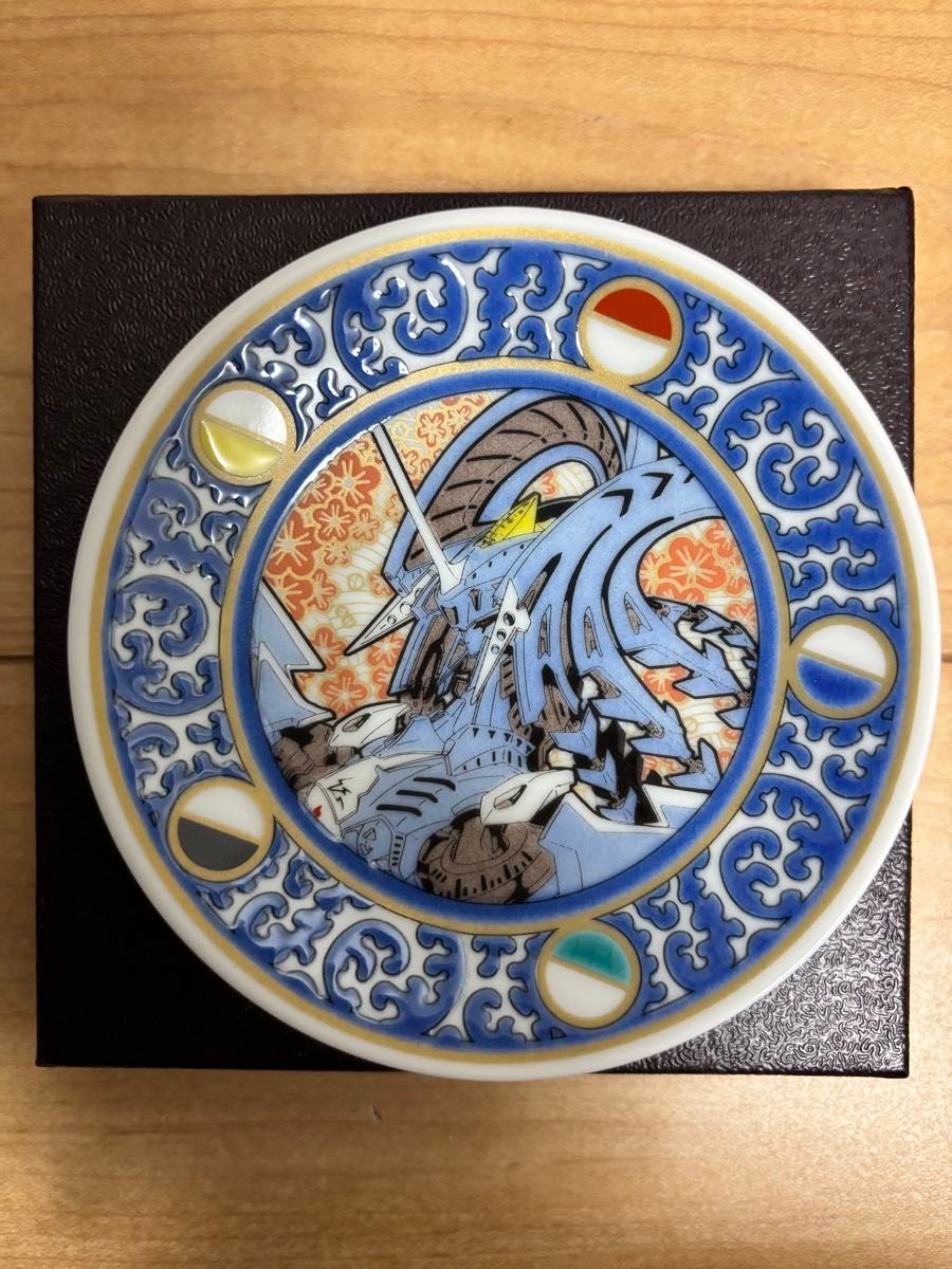 FSS/ファイブスター物語 九谷焼 長皿【希少】