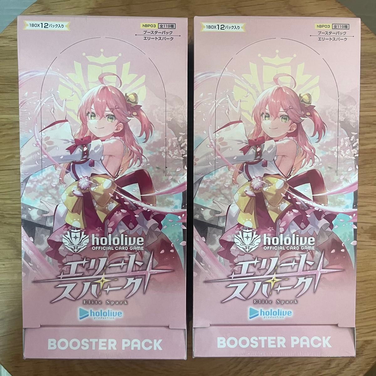 ホロライブホロカエリートスパークシュリンク付き6ボックスbox