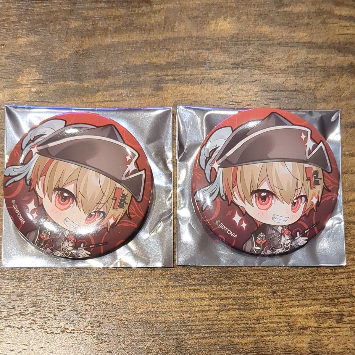 シクフォニ ロディアスタクト ジェネシス SD 缶バッチ 暇72 雨乃こさめ