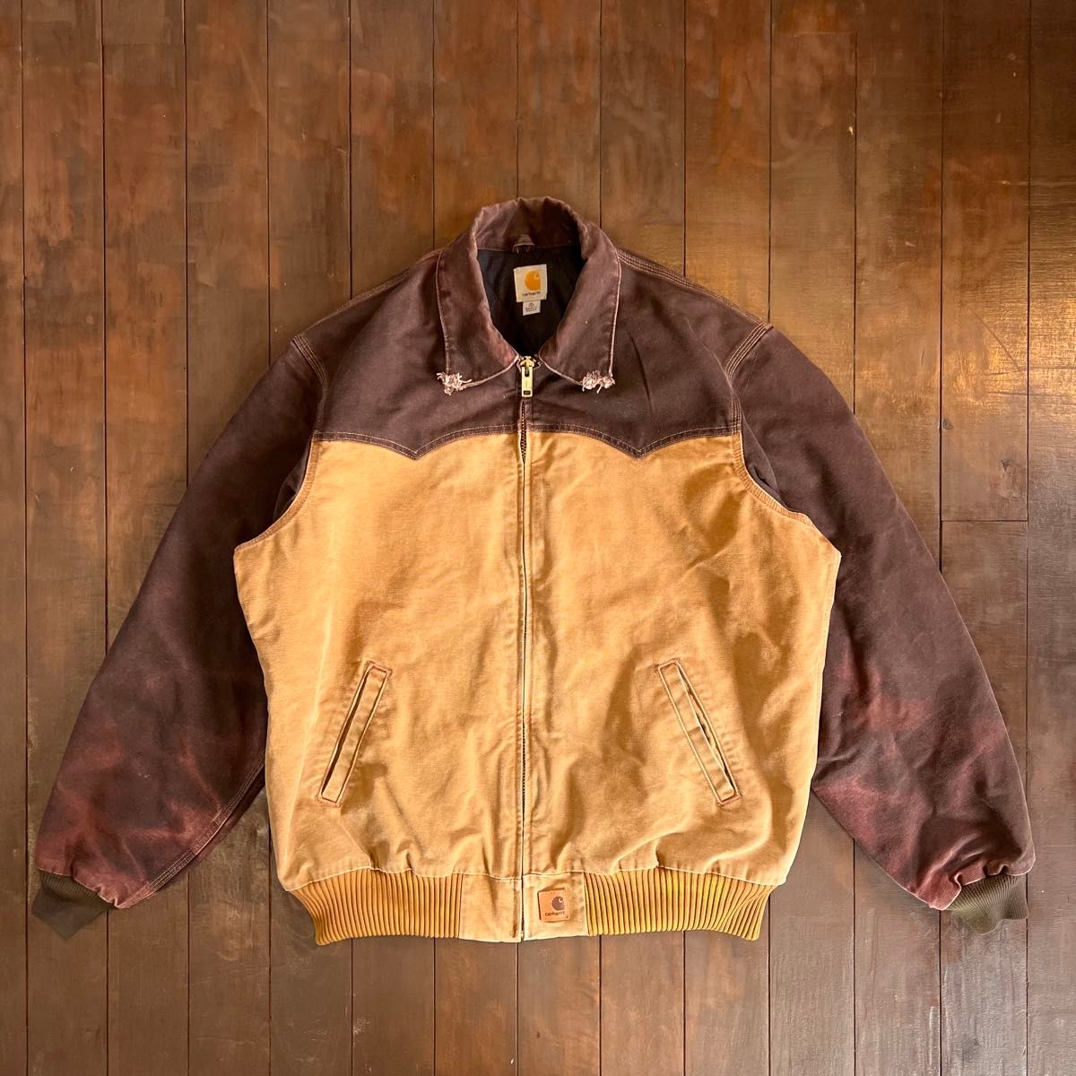 激レア 【carhartt カーハート】サンタフェジャケット ツートン XL