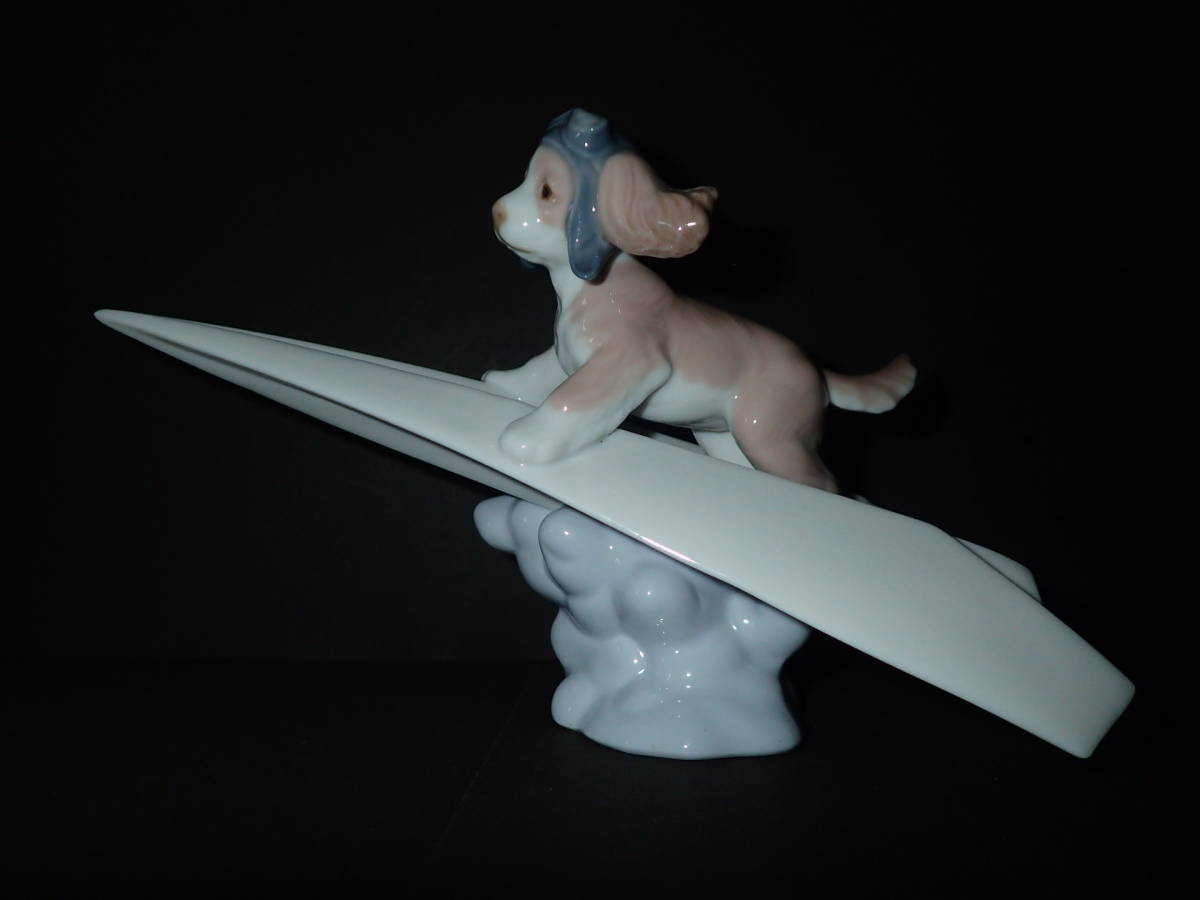 リヤドロ 紙飛行機と犬 【公式通販】