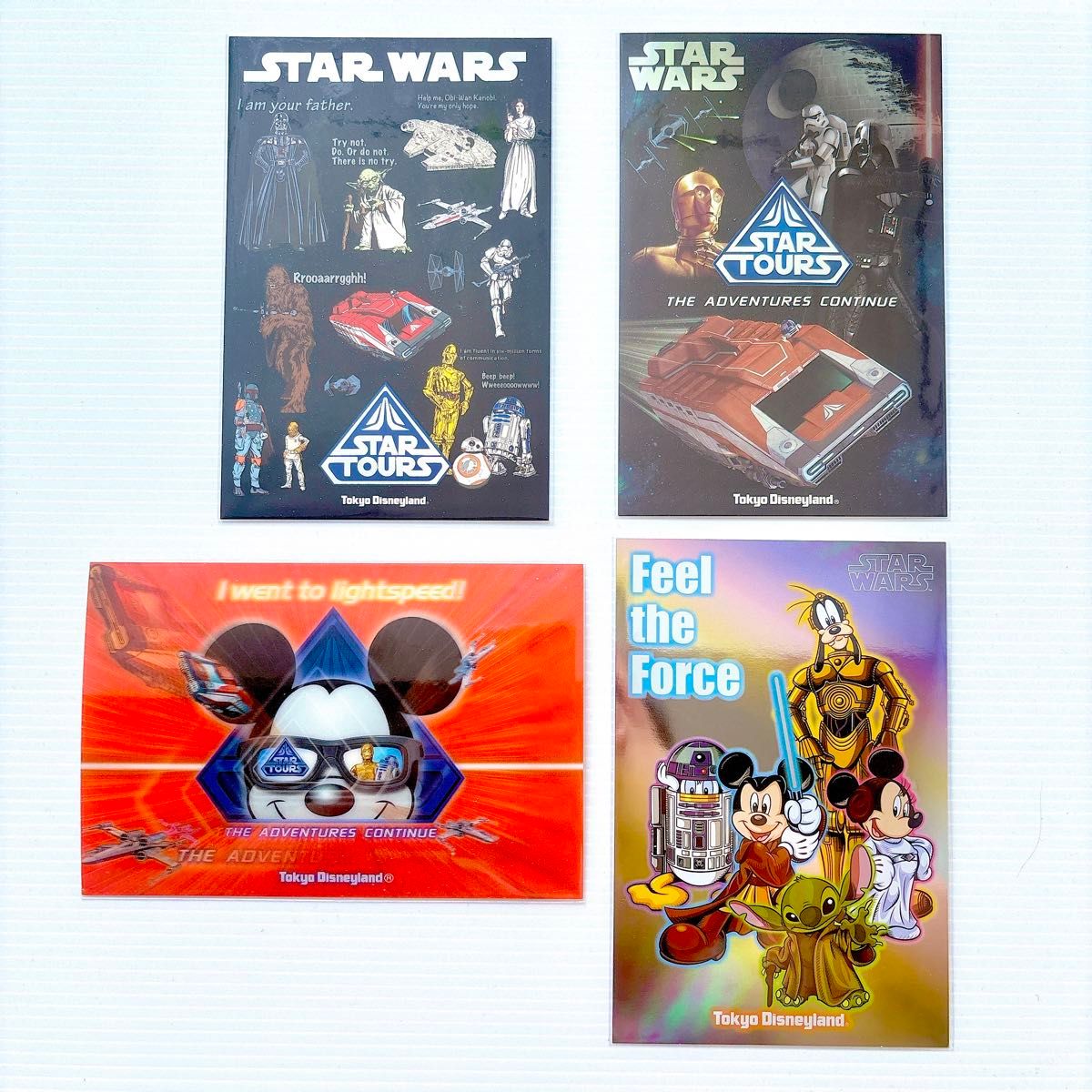 ディズニーランド スター・ツアーズポストカードセット スターウォーズ
