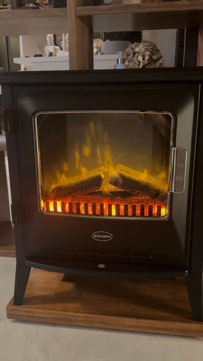 Dimplex 暖炉型ファンヒーター Jazz II JAZII12J 黒中古