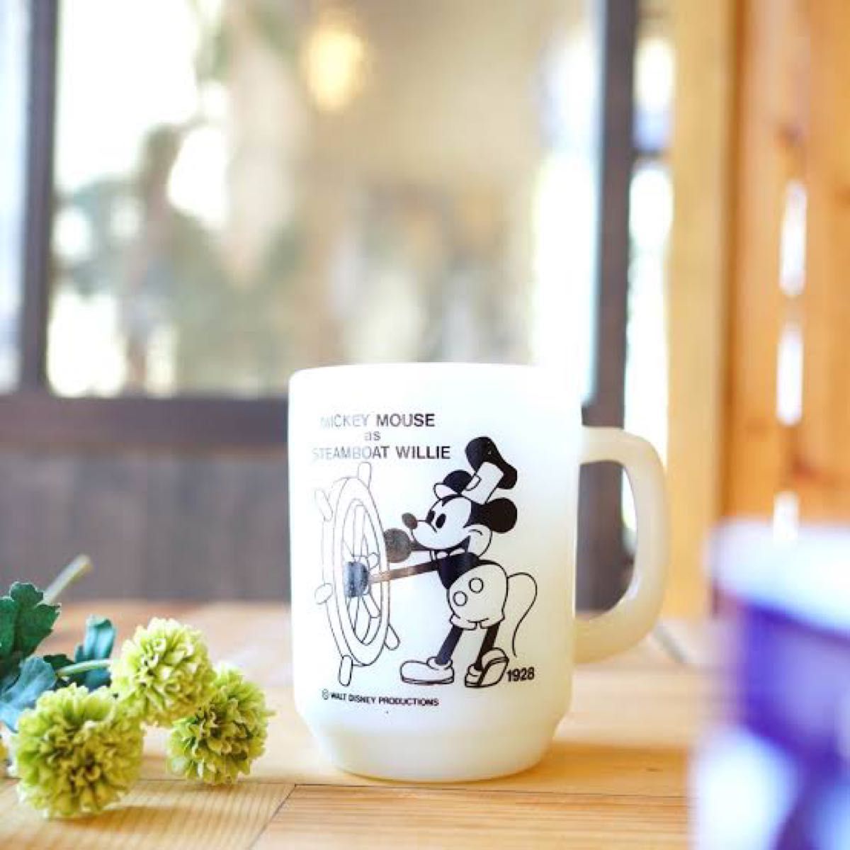 Fire-King ファイヤーキング ミッキーマウス 蒸気船ウィリー