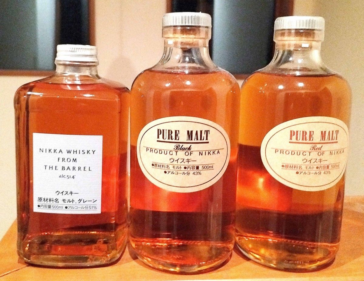 ニッカ ピュアモルト ブラック＆レッドセット 500ml 43% 【公式通販】