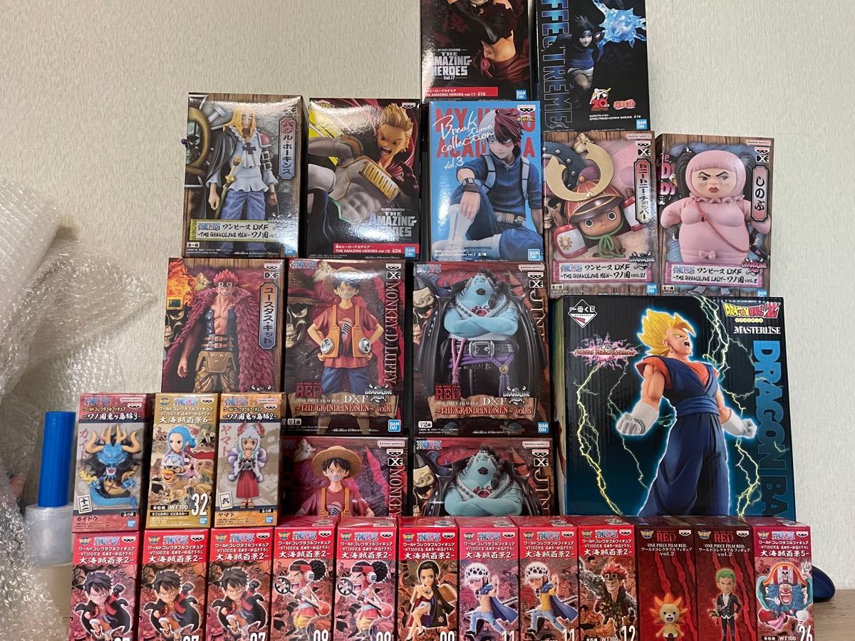 プライズフィギュア まとめ売り 22個 ワンピース ヒロアカ ドラゴンボール