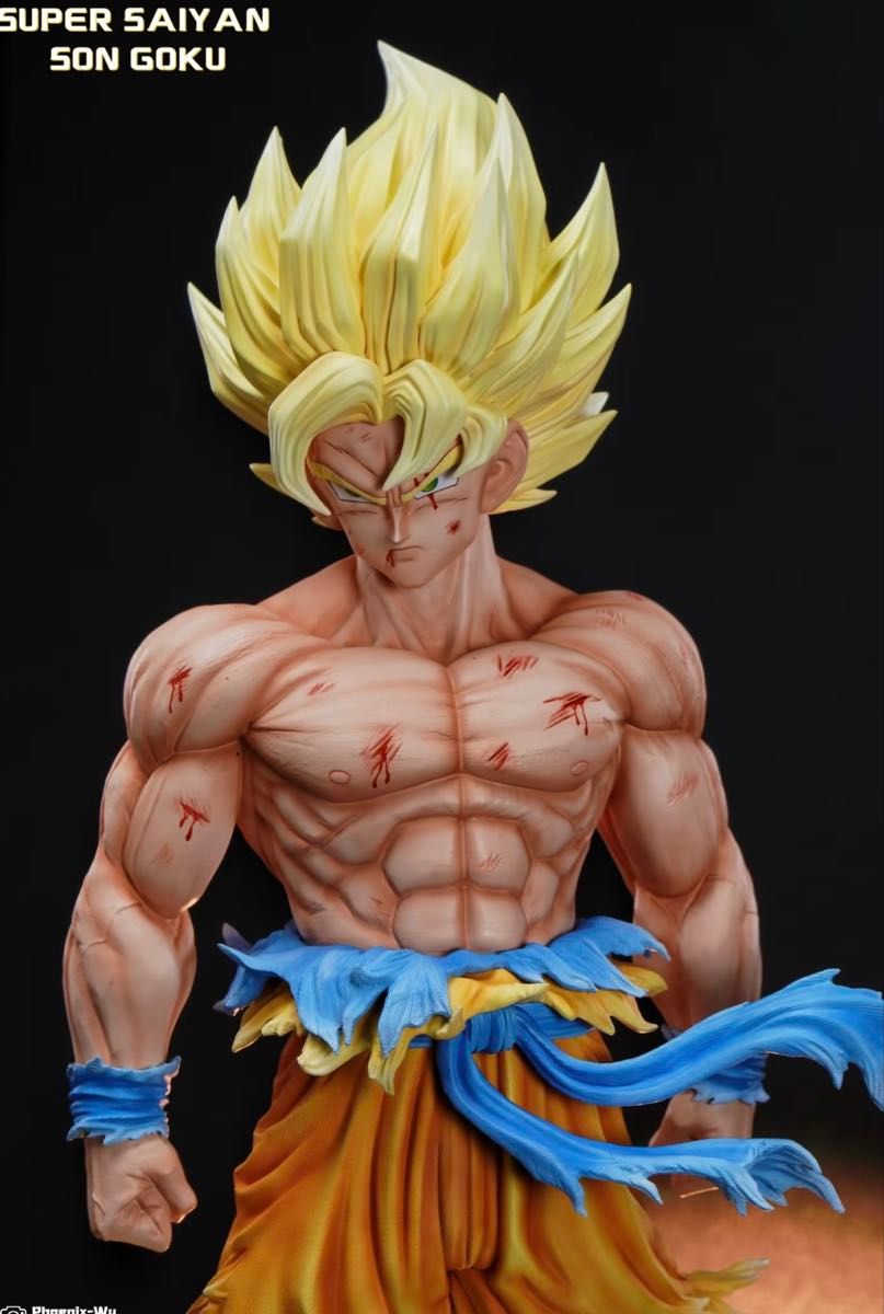 ドラゴンボール 孫悟空 初超サイヤ人登場1/4 ガレージキット