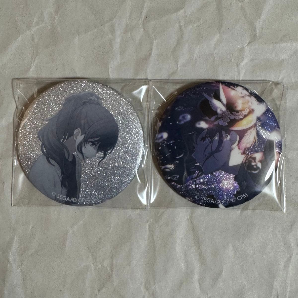 プロセカ 朝比奈まふゆ グリッター缶バッジ グリ缶 バッチ 26C 10点 ①