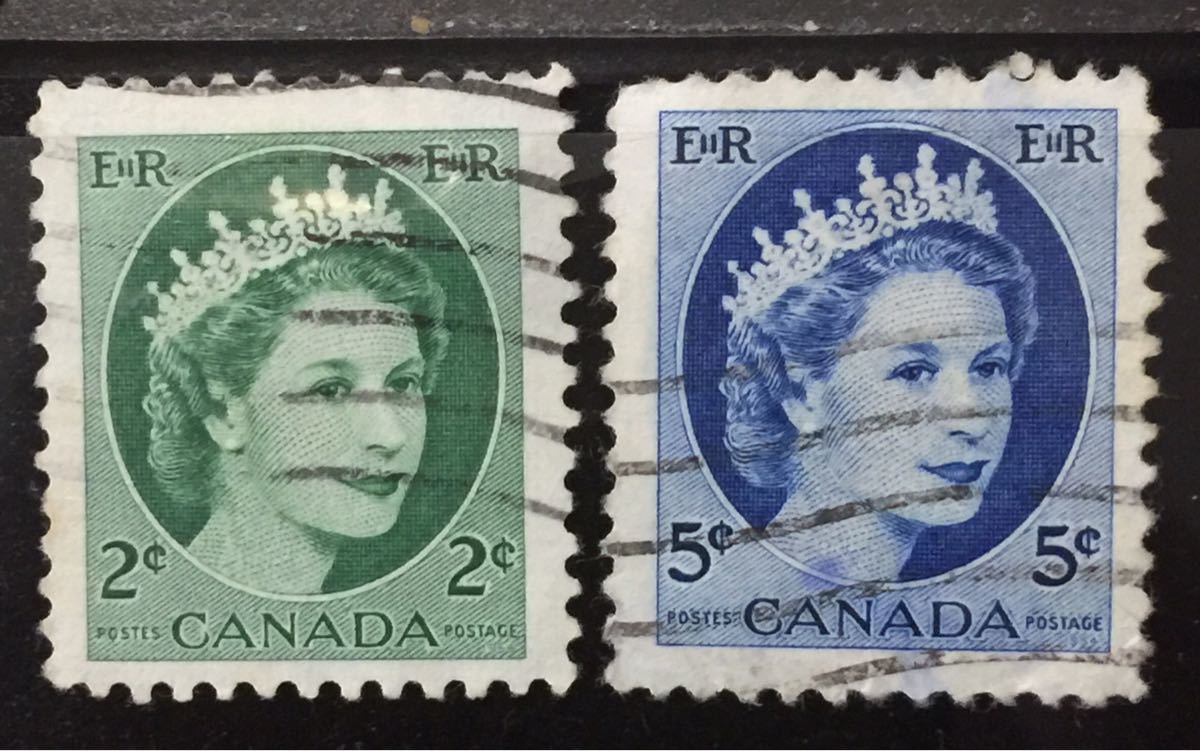 Yahoo!オークション - カナダ切手 エリザベス女王(ウェディングポート