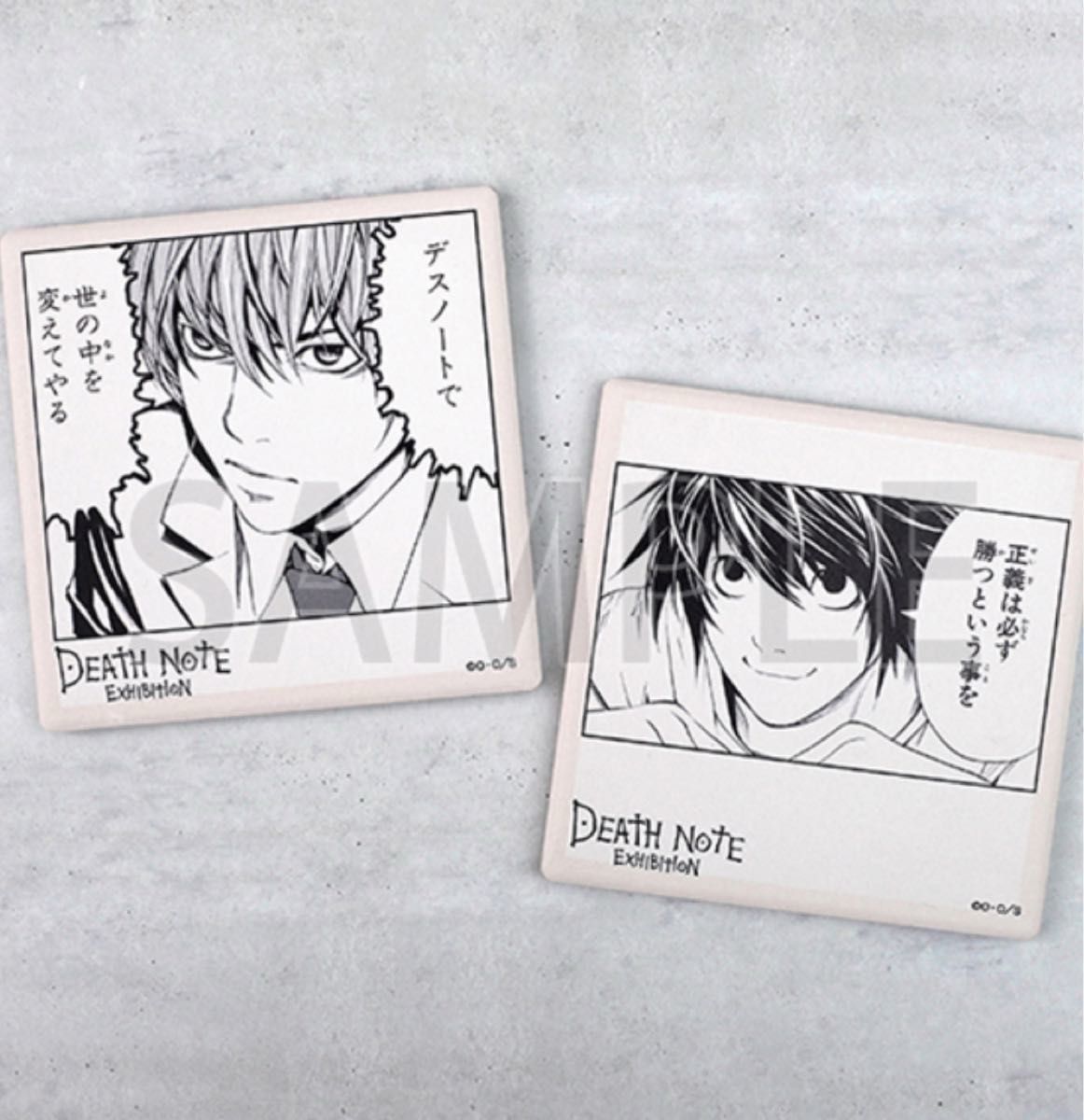 デスノート くじ引き堂 月 ミサ L メロ キーホルダー 缶バッジ