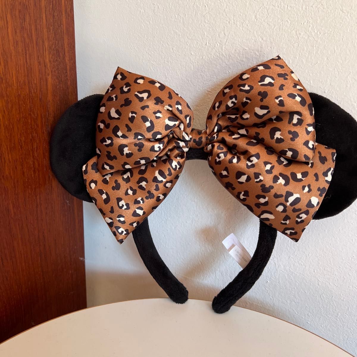 東京ディズニーリゾート ミニー ヒョウ柄 リボン カチューシャ