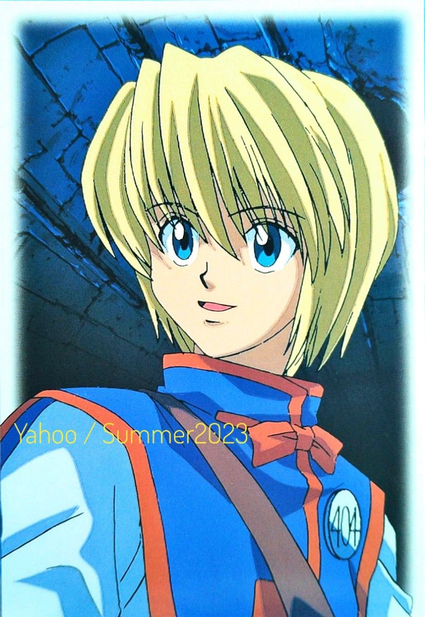 クラピカ 旧アニメ クリアポストカード HUNTER × HUNTER 未開封