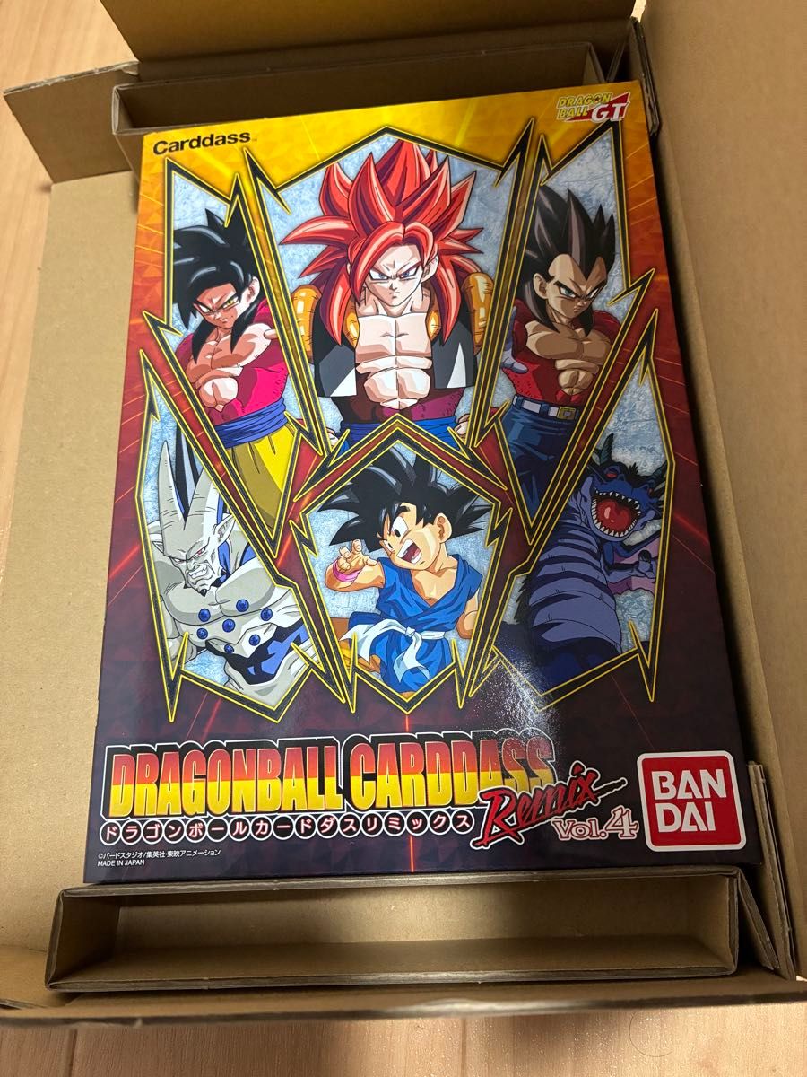 輸送箱未開封 ドラゴンボール カードダス リミックス vol.4 DRAGON