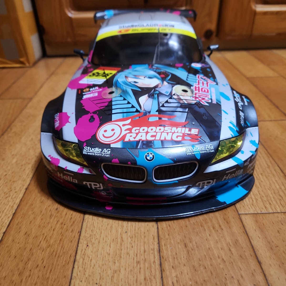 RCラジコンボディ 1/10 タミヤ BMW 初音ミク Z4ボディ 1/10 電動RC完成
