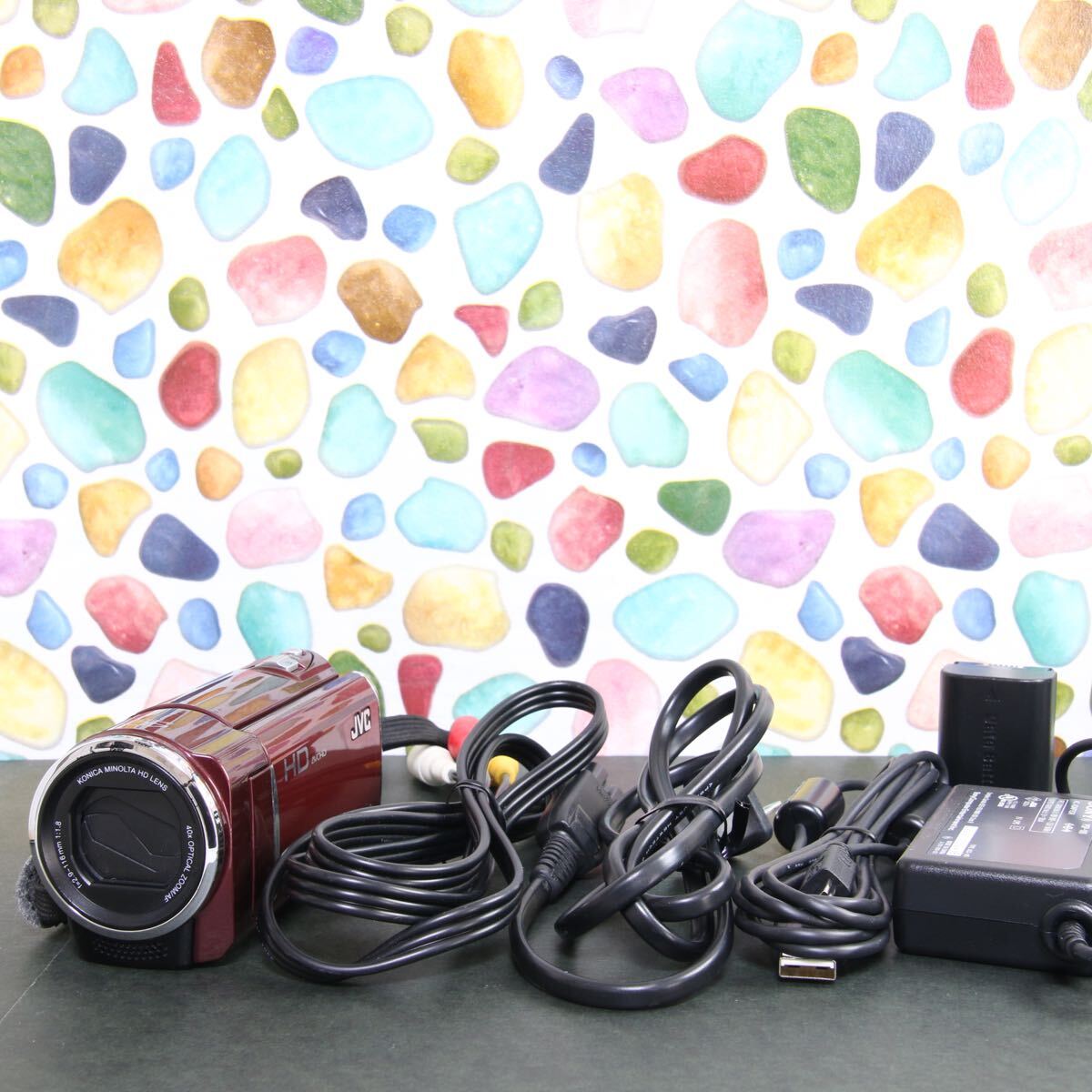 ♥︎◇JVC Everio GZ-HM460 ◇スマホ転送♪ ◇レッド 【公式通販】