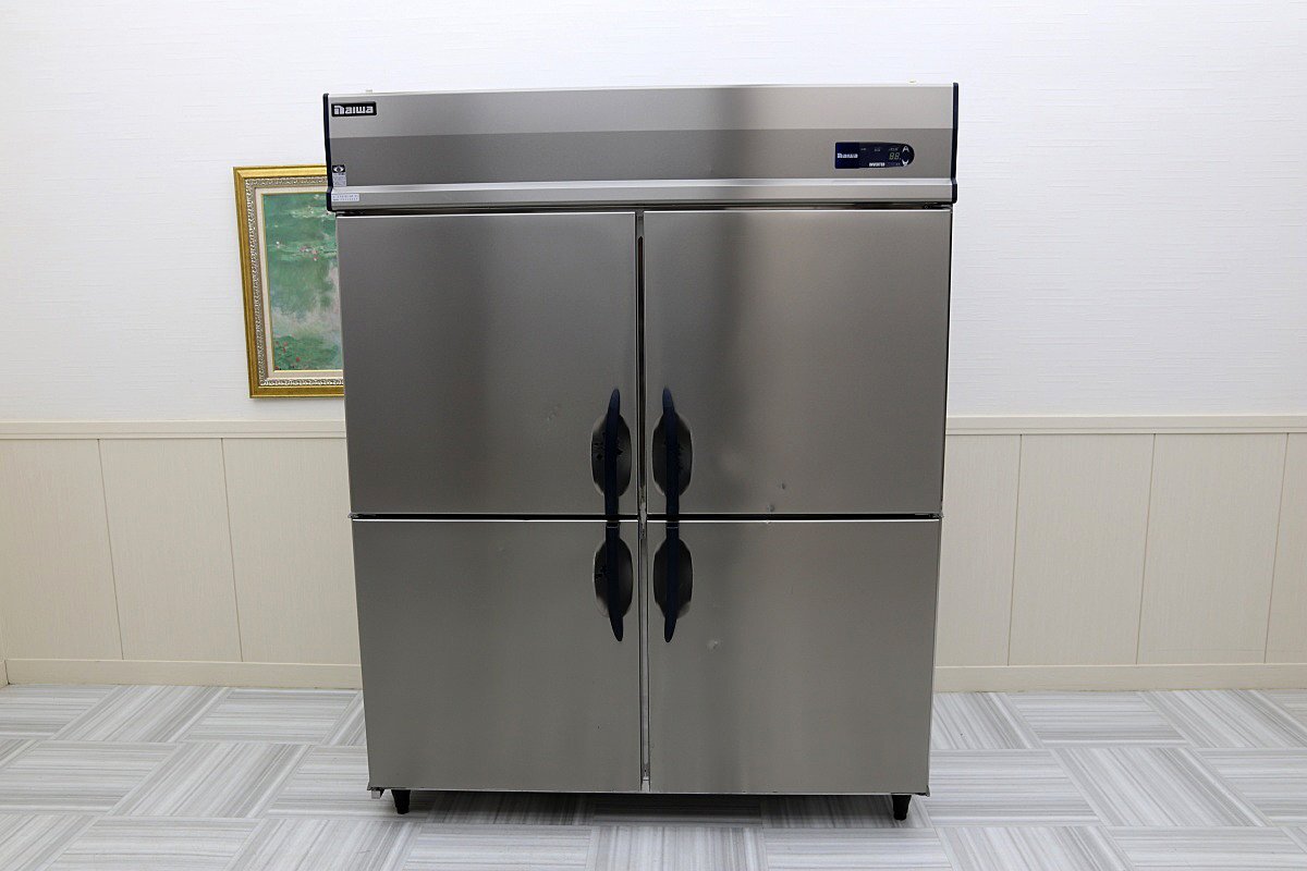 ダイワ 4ドア冷凍庫 ステンレス製