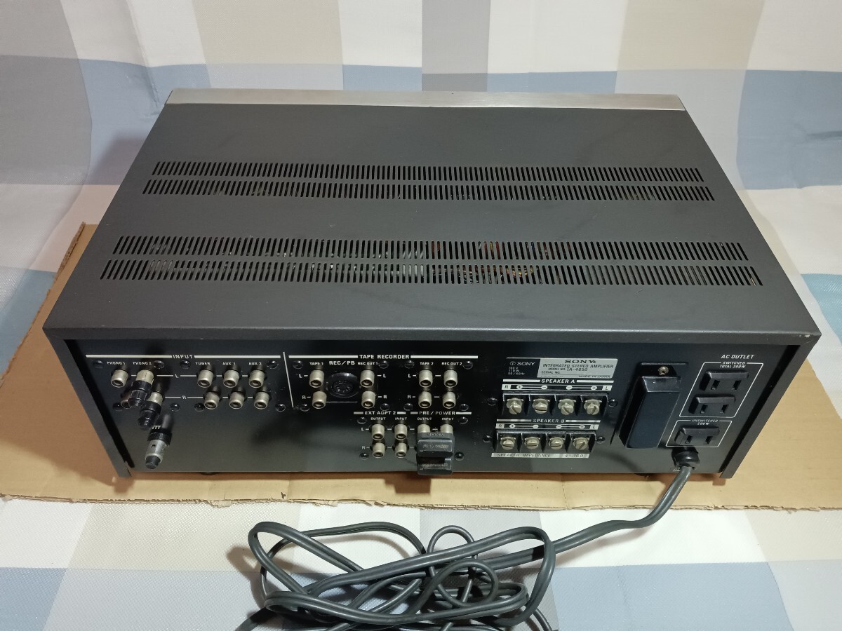 SONY ソニー TA-4650 プリメインアンプ ジャンク 音響機材 Yahoo