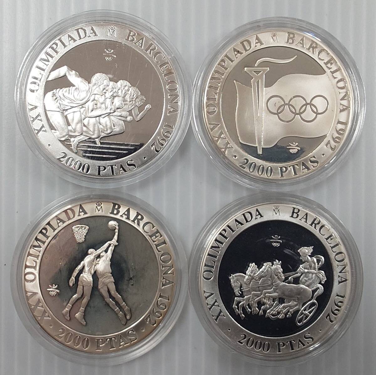 美品 1992 スペイン バルセロナ オリンピック 2000ペセタ プルーフ