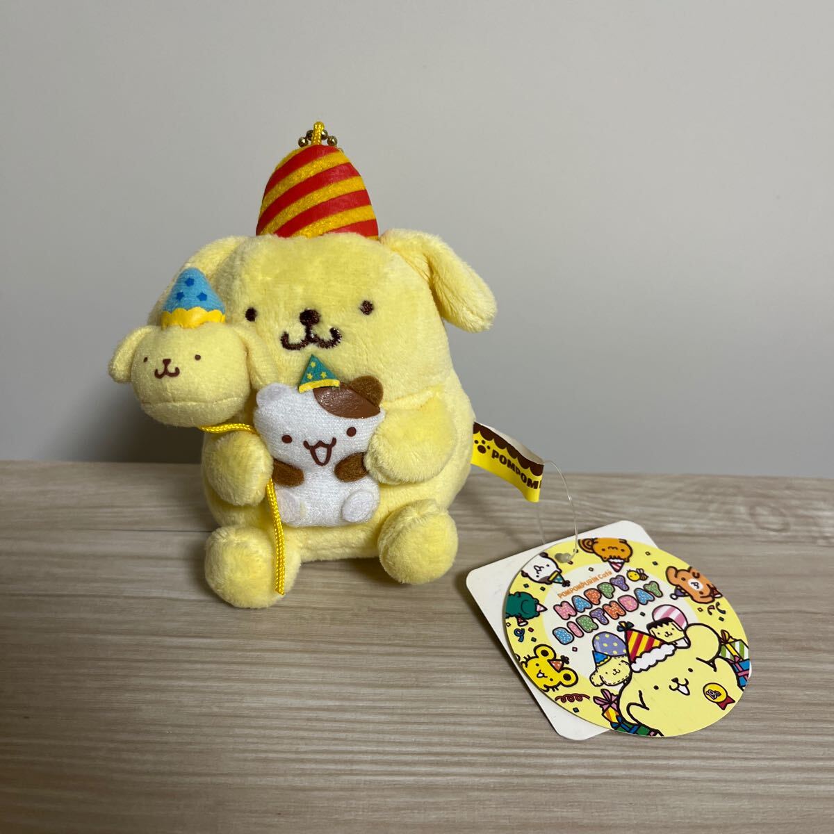 新品・タグ付き】ポムポムプリン ぐーたらぬいぐるみ ポムポムプリン