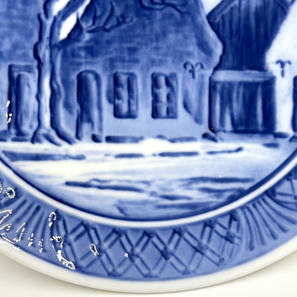 1921年 ロイヤルコペンハーゲン イヤープレート 「街角の古い家々