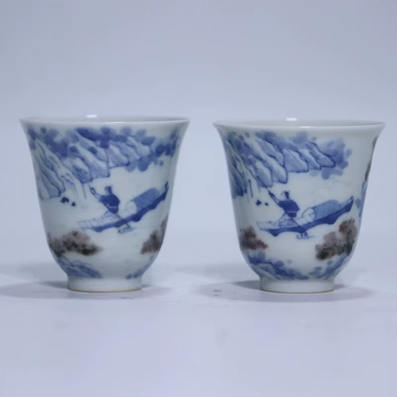 v141 中国清朝期 同治年製 粉彩絶品金魚絵付磁器鉢 弦金魚