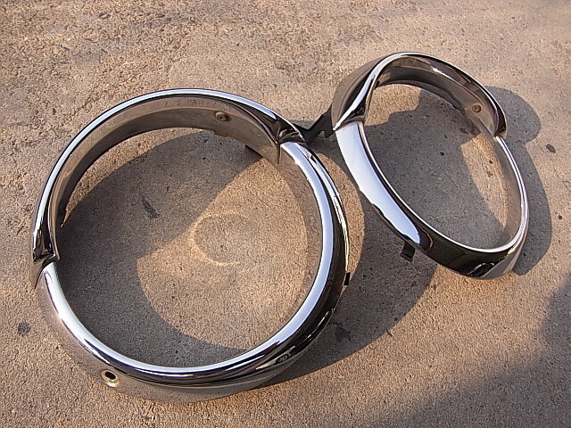 ハーレーダビッドソン ヘッドライトバイザー メッキ ピヨピヨバイザー