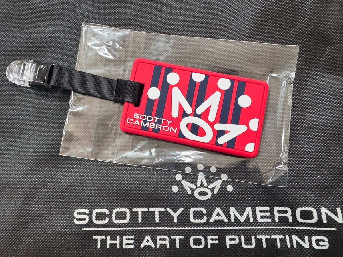 スコッティ キャメロン◇パターカバーリーシュ◇ 赤白クラウンロゴ