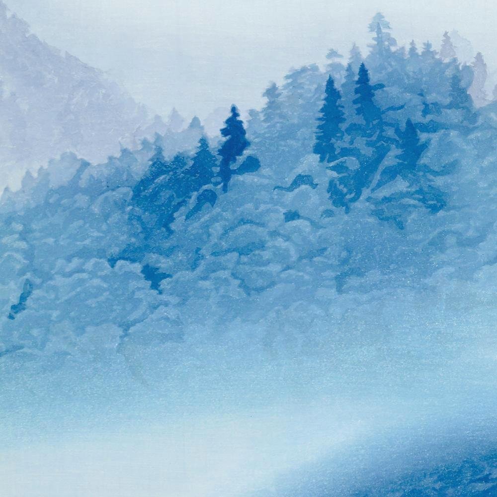 東山魁夷「山雲去来」218/280 木版画 版画 真作 生前作 絵画 #BS